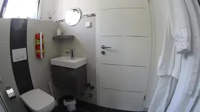 Ein Badezimmer in der Unterkunft Ferienwohnung Krause