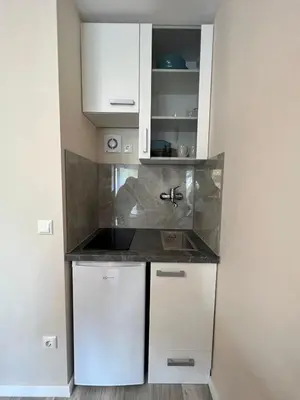 Küche/Küchenzeile in der Unterkunft Apartment am Stadtbach by Aux Property