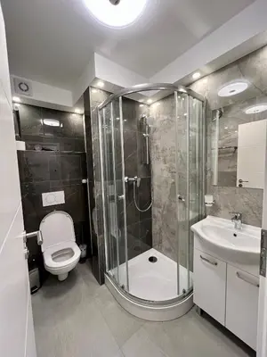 Ein Badezimmer in der Unterkunft Apartment am Stadtbach by Aux Property