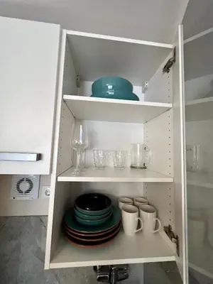 Küche/Küchenzeile in der Unterkunft Apartment am Stadtbach by Aux Property