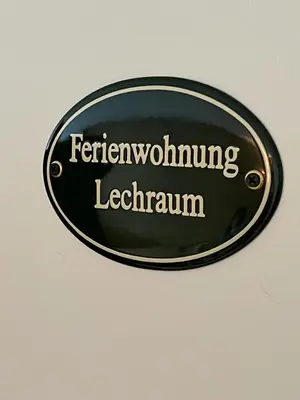 Ein Zertifikat, Auszeichnung, Logo oder anderes Dokument, das in der Unterkunft Ferienwohnung Lechraum in Landsberg am Lech ausgestellt ist