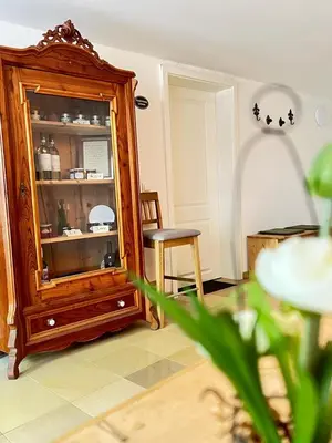 Die Bibliothek in der Ferienwohnung