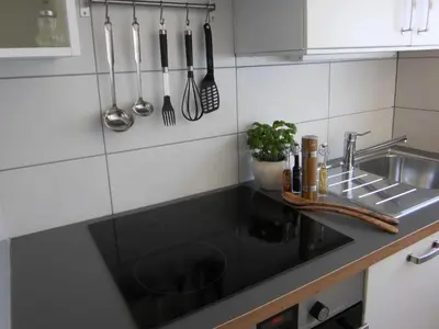 Küche/Küchenzeile in der Unterkunft Gästehaus Kayetan