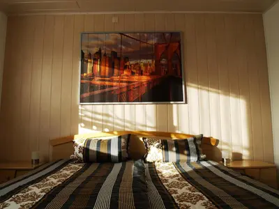 Ein Bett oder Betten in einem Zimmer der Unterkunft Ferienwohnung Beate 1