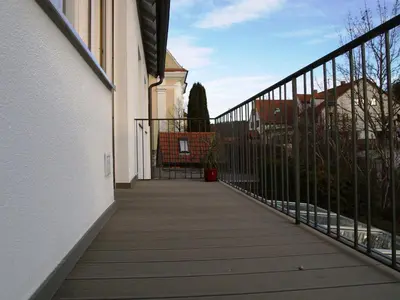 Das Gebäude in dem sich die Ferienwohnung befindet