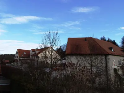 Das Gebäude in dem sich die Ferienwohnung befindet