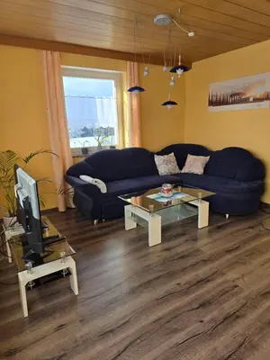 Ein Sitzbereich in der Unterkunft Ferienwohnung Beate 1