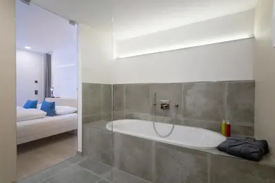 Ein Badezimmer in der Unterkunft Alpin Chalet Trinkl - adults only ab 16 Jahren