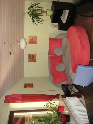 Ein Sitzbereich in der Unterkunft Ferienwohnung Moser Brunhilde