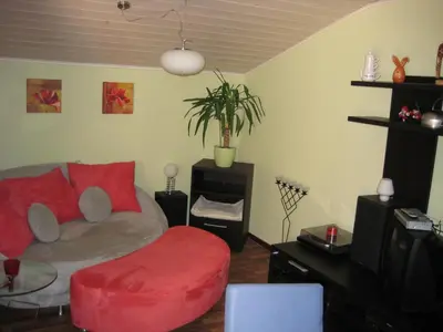 Ein Sitzbereich in der Unterkunft Ferienwohnung Moser Brunhilde