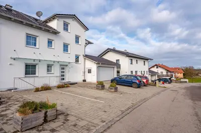 Das Gebäude in dem sich die Ferienwohnung befindet