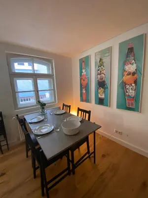 Grundriss der Unterkunft Dachau Altstadt Apartment mit Küche für bis zu 6 Gäste nahe Schloss und ÖPNV