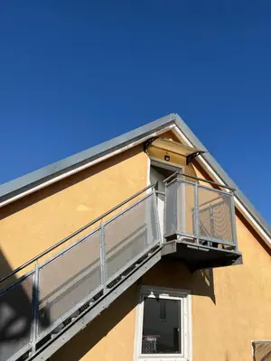 Ein Balkon oder eine Terrasse in der Unterkunft Übernachtung Möglichkeit