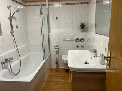 Ein Badezimmer in der Unterkunft Schöner Ausblick