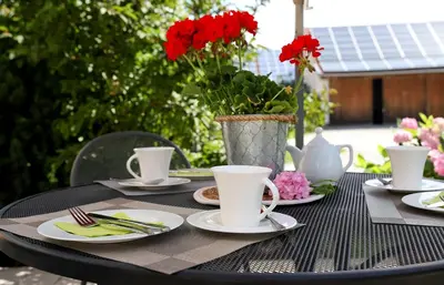 Kaffee-/Teezubehör in der Unterkunft Lohauserhof - Biohof und Hotel