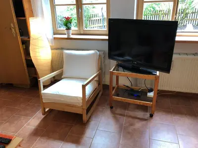 TV/Unterhaltungsangebot in der Unterkunft Ferienwohnung Wasserfall