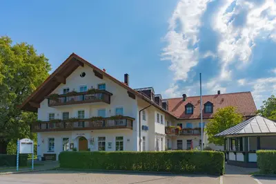 Das Gebäude in dem sich das Hotel befindet