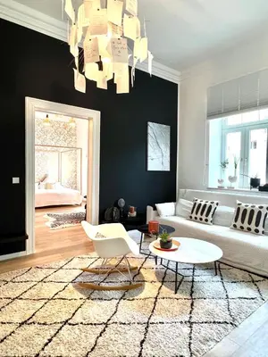 Ein Sitzbereich in der Unterkunft Puro-Design-Apartment Deluxe - very central