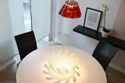 Ein Sitzbereich in der Unterkunft Puro-Design-Apartment Deluxe - very central