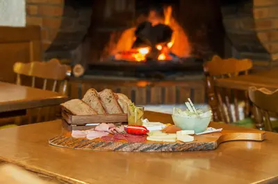 Essen im Hotel oder in der Nähe