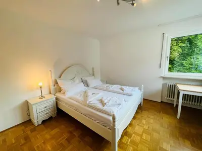 Ein Bett oder Betten in einem Zimmer der Unterkunft Ferienwohnungen Sisi