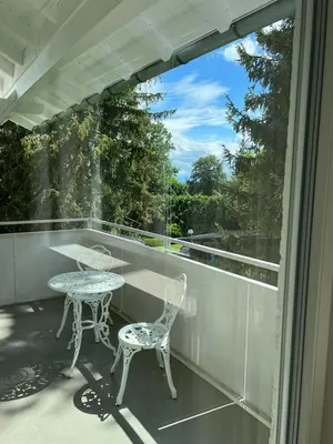 Ein Balkon oder eine Terrasse in der Unterkunft Ferienwohnungen Sisi