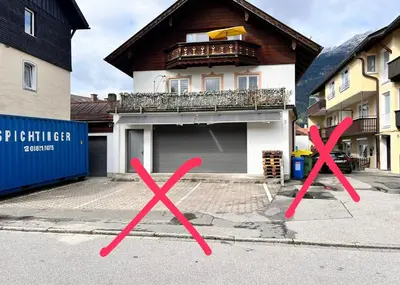 Das Gebäude in dem sich die Ferienwohnung befindet