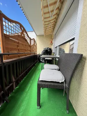 Ein Balkon oder eine Terrasse in der Unterkunft Alpine Retreat