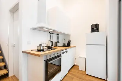 Küche/Küchenzeile in der Unterkunft Urban Apartment with 2 Bedrooms