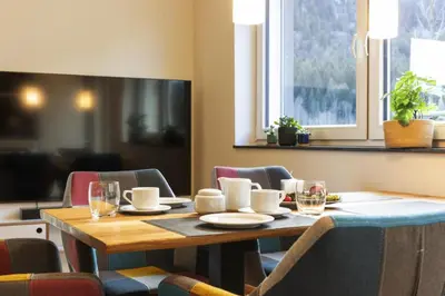TV/Unterhaltungsangebot in der Unterkunft Ferienwohnungen Friedenshöhe in Oberammergau