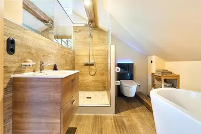 Ein Badezimmer in der Unterkunft Appartement Alpine Affair
