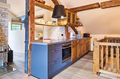 Küche/Küchenzeile in der Unterkunft Appartement Alpine Affair