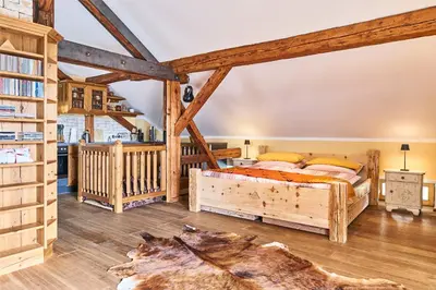 Ein Bett oder Betten in einem Zimmer der Unterkunft Appartement Alpine Affair