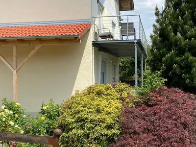 Das Gebäude in dem sich die Ferienwohnung befindet