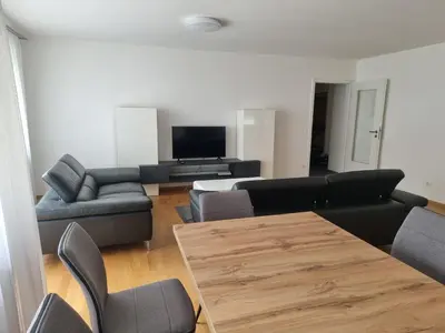 TV/Unterhaltungsangebot in der Unterkunft Ferienwohnung Kuhsee