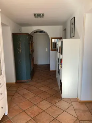 Küche/Küchenzeile in der Unterkunft Familien-Appartement #10 Obermoosen