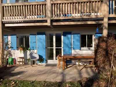 Ein Balkon oder eine Terrasse in der Unterkunft Familien-Appartement #10 Obermoosen