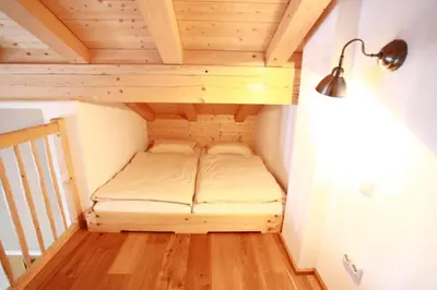 Ein Bett oder Betten in einem Zimmer der Unterkunft Springerhof