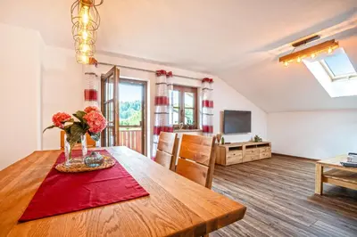 TV/Unterhaltungsangebot in der Unterkunft Ferienwohnung Am Moosbach