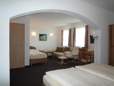 Ein Bett oder Betten in einem Zimmer der Unterkunft Hotel Echinger Hof