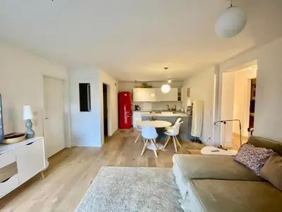 Küche/Küchenzeile in der Unterkunft Zentral, ruhig & stilvoll mit Bergpanorama+ Garten
