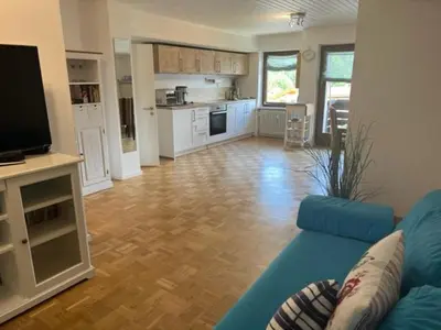 Küche/Küchenzeile in der Unterkunft Apartment Wendelsteinblick - Wohnen auf Zeit - Homeoffice - Balkon mit Bergblick- buchbar ab 28 Nächte