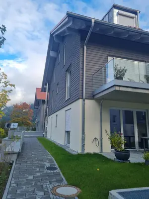 Das Gebäude in dem sich die Ferienwohnung befindet