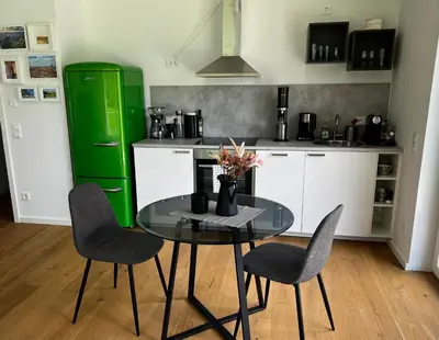Küche/Küchenzeile in der Unterkunft Appartement Louis