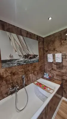 Ein Badezimmer in der Unterkunft Ferienwohnung Familienglück