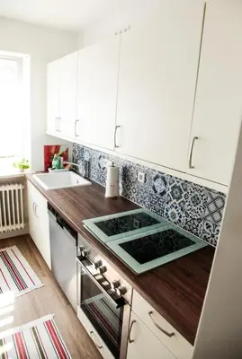 Küche/Küchenzeile in der Unterkunft Ferienwohnung Familienglück