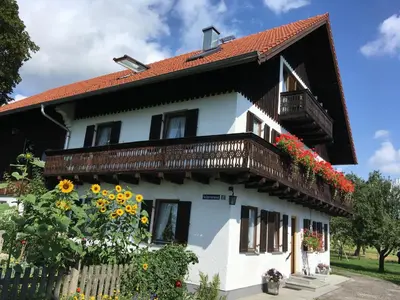 Das Gebäude in dem sich die Ferienwohnung befindet