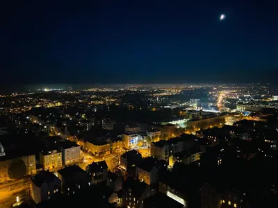 Ein allgemeiner Blick auf Augsburg oder ein Stadtblick von der Ferienwohnung aus
