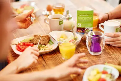 Essen im Hotel oder in der Nähe
