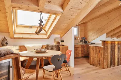 Küche/Küchenzeile in der Unterkunft Chalet Sunshine
